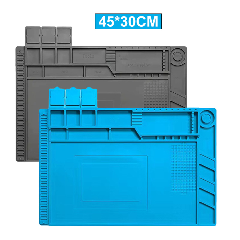 Electronics Repair Mat - 45*30CM Magnetic Mat Silicone Work Mat