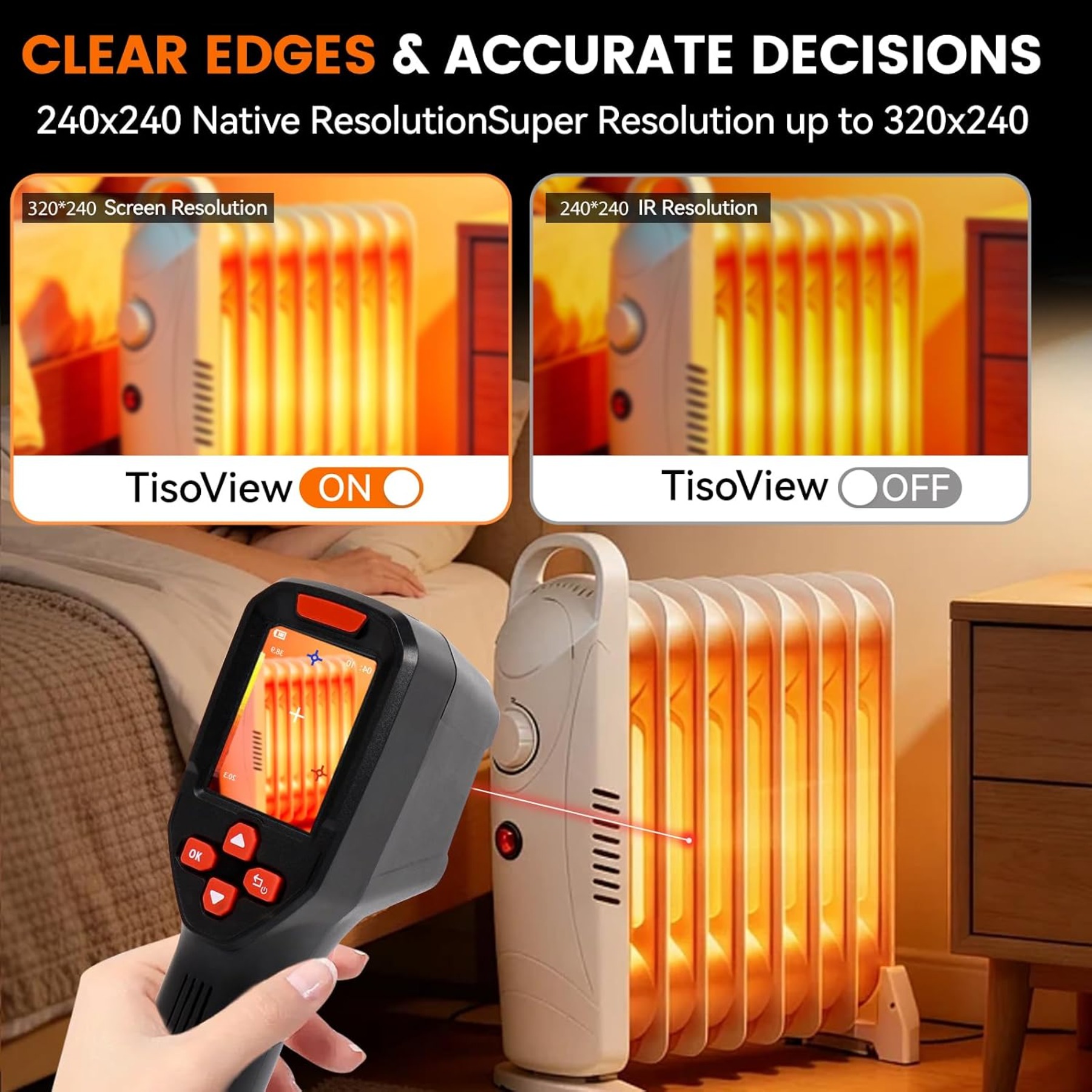 Super IR 240x240 Thermal Camer - Electronics Repair Images review and price