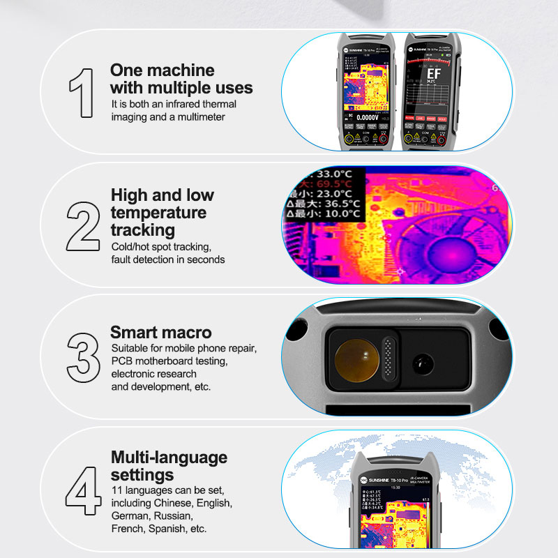 SUNSHINE TB-10 Pro Handheld Th - Electronics Repair Images review and price